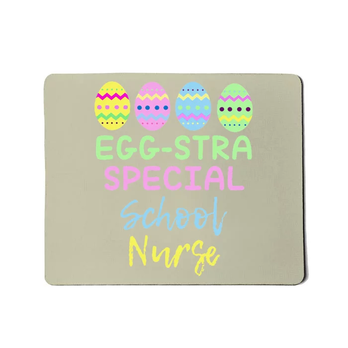 Eggstra Special School Nurse Easter Christmas Mousepad