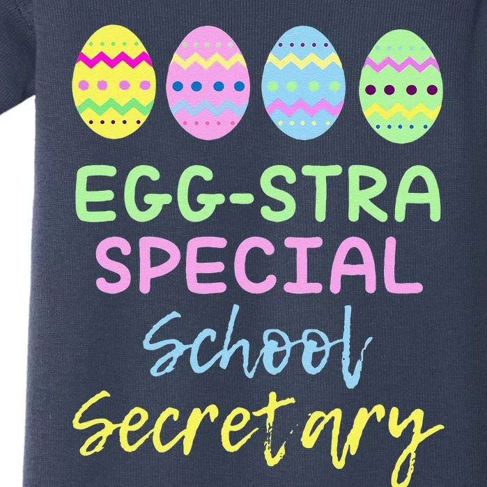 Eggstra Special School Secretary Easter Christmas Baby Bodysuit