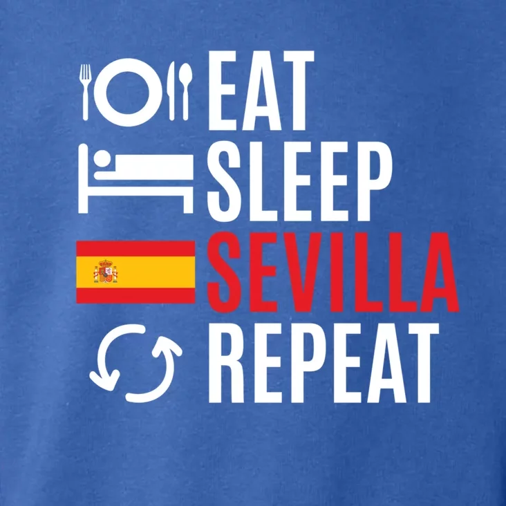 Eat Sleep Sevilla Repeat Cool Gift Toddler Hoodie