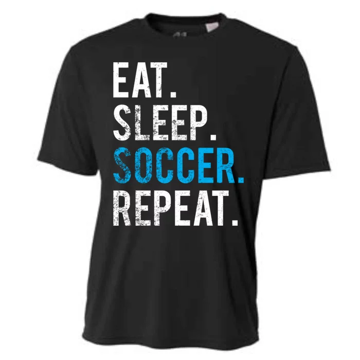 Eat Sleep Soccer Repeat Cute Gift Soccer Player And Coach Gift Cooling Performance Crew T-Shirt