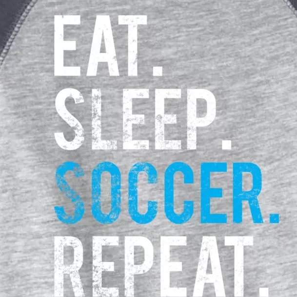 Eat Sleep Soccer Repeat Cute Gift Soccer Player And Coach Gift Toddler Fine Jersey T-Shirt