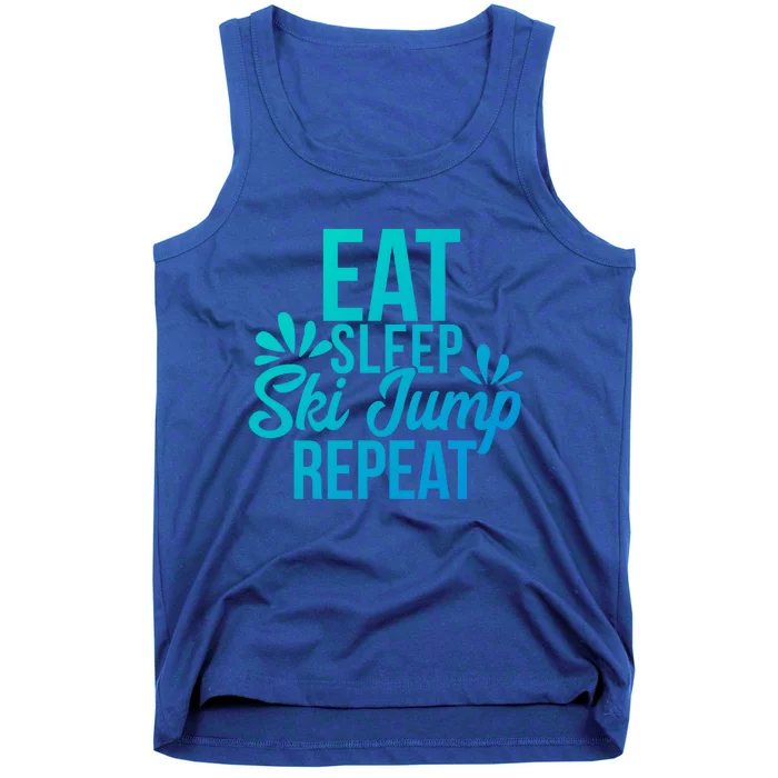 Eat Sleep Ski Jump Repeat Motivational Gift Ace057a Gift Tank Top