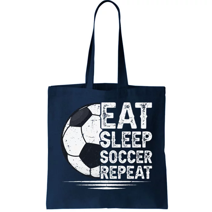 Eat Sleep Soccer Repeat Soccer Player Soccer Tote Bag