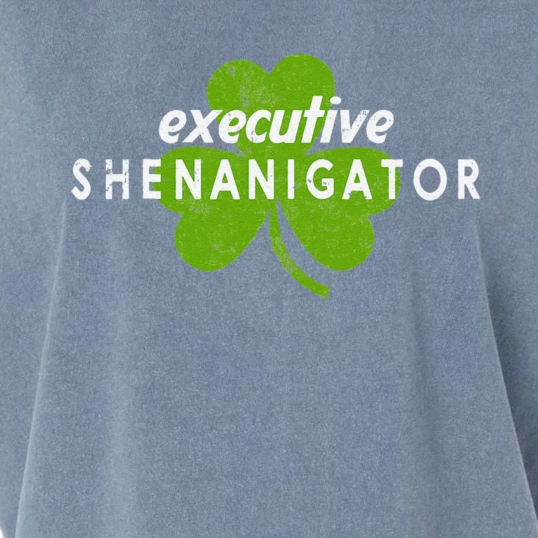 Executive Shenanigator St Patricks Day Garment-Dyed Women's Muscle Tee