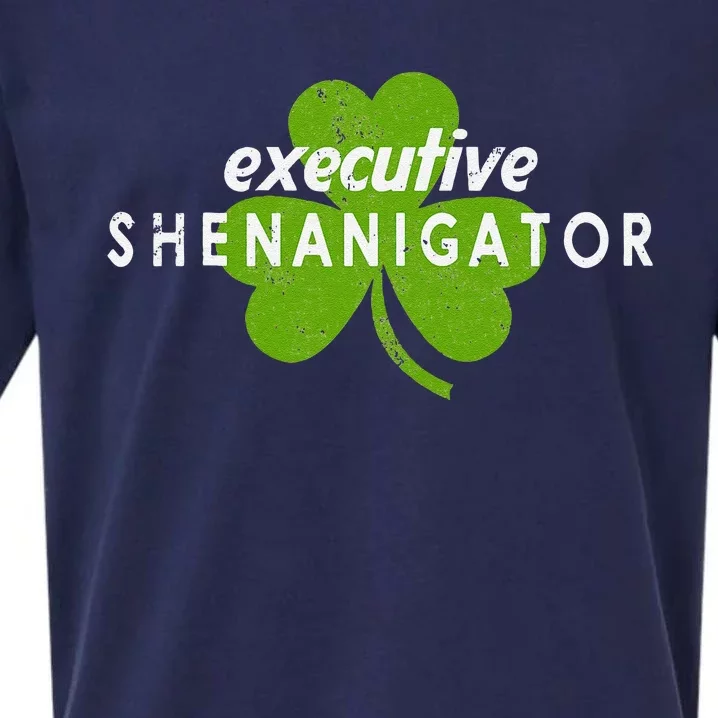 Executive Shenanigator St Patricks Day Sueded Cloud Jersey T-Shirt