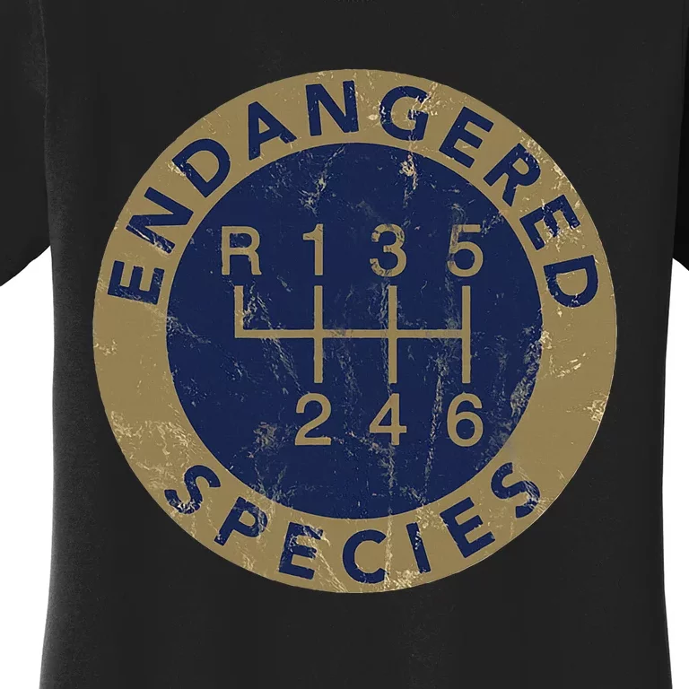 Endangered Species Stick Shift Manual Transmission Drivers Women's T-Shirt