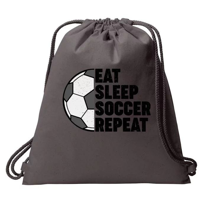 Eat Sleep Soccer Repeat Teens Girl Boy Drawstring Bag