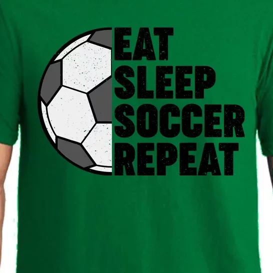 Eat Sleep Soccer Repeat Teens Girl Boy Pajama Set