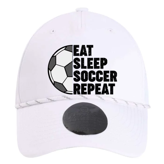 Eat Sleep Soccer Repeat Teens Girl Boy Performance The Dyno Cap