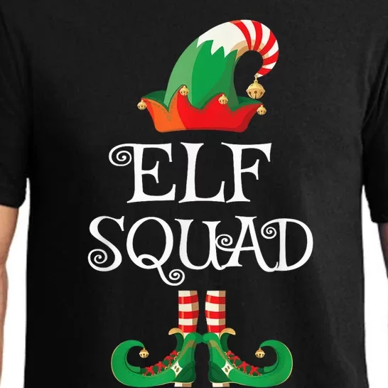 Elf Squad Shirt Funny Family Matching Christmas Pajama Set