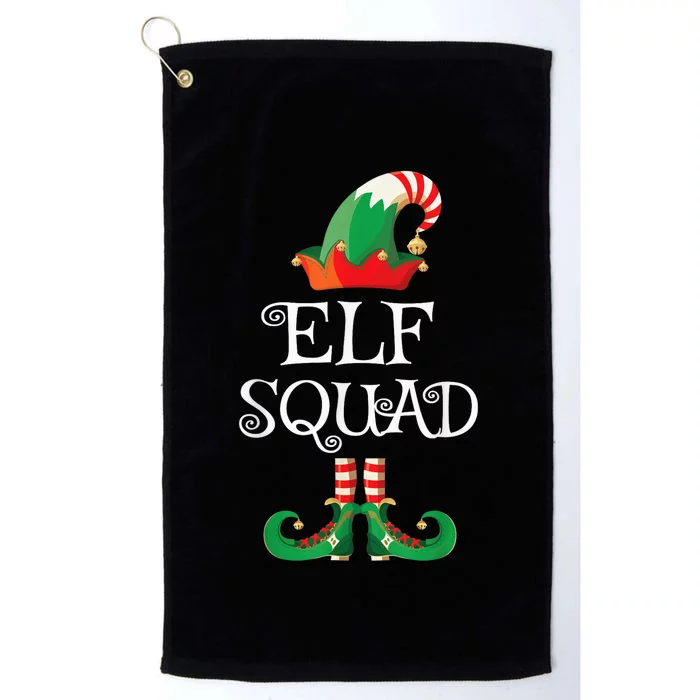 Elf Squad Shirt Funny Family Matching Christmas Platinum Collection Golf Towel