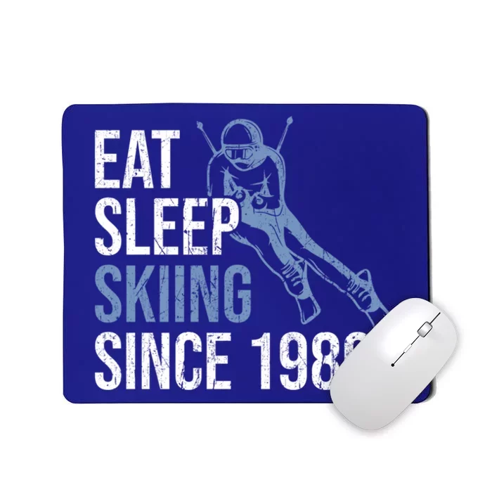 Eat Sleep Skiing Repeat Skier Sport Winter Addiction Ski Cute Gift Mousepad