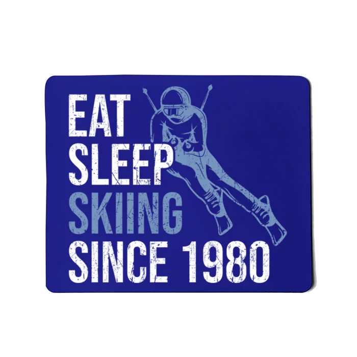 Eat Sleep Skiing Repeat Skier Sport Winter Addiction Ski Cute Gift Mousepad