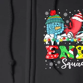 Endoscopy Squad Stomach Santa Hat Endoscopy Tech Christmas Full Zip Hoodie