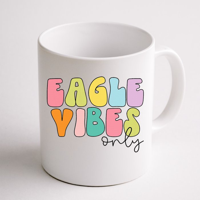 Eagles School Sports Fan Team Spirit Front & Back Coffee Mug