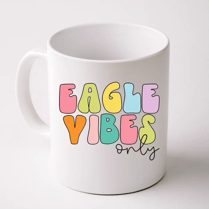 Eagles School Sports Fan Team Spirit Front & Back Coffee Mug