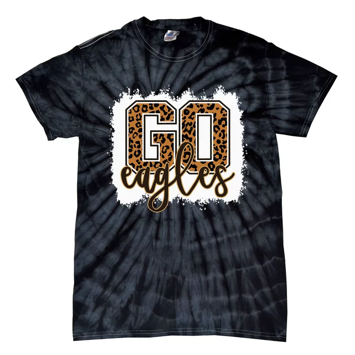 Eagles School Sports Fan Team Spirit Tie-Dye T-Shirt