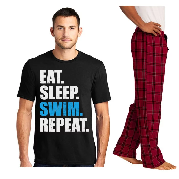 Eat Sleep Swim Repeat Pajama Set