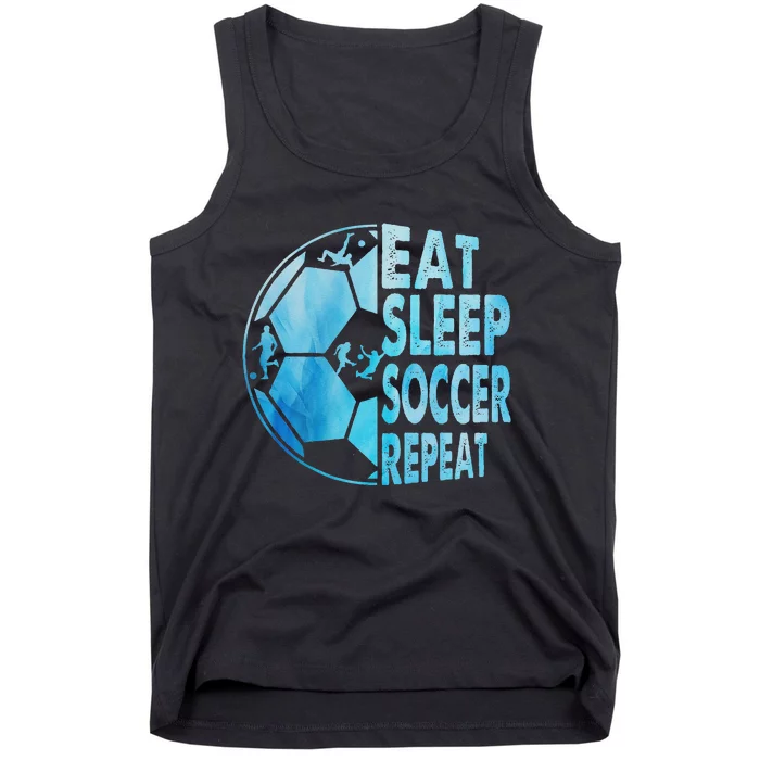 Eat Sleep Soccer Repeat Gift Tank Top