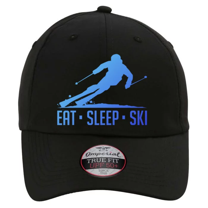 Eat Sleep Ski Skiing Skier Snow Winter Vacation Gift The Original Performance Cap