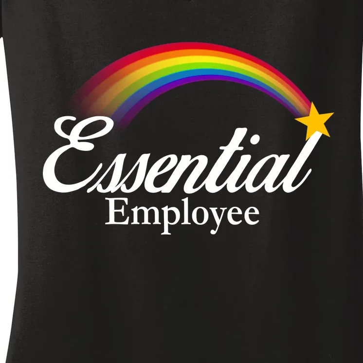 Essential Employee Shooting Star Women's V-Neck T-Shirt