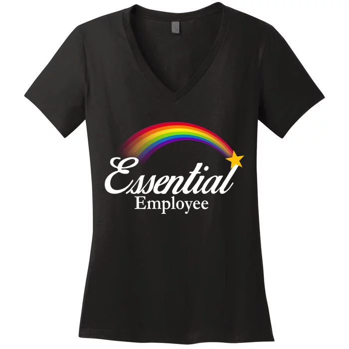 Essential Employee Shooting Star Women's V-Neck T-Shirt