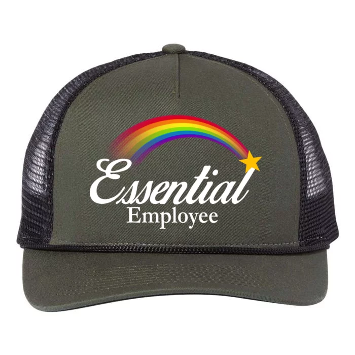 Essential Employee Shooting Star Retro Rope Trucker Hat Cap