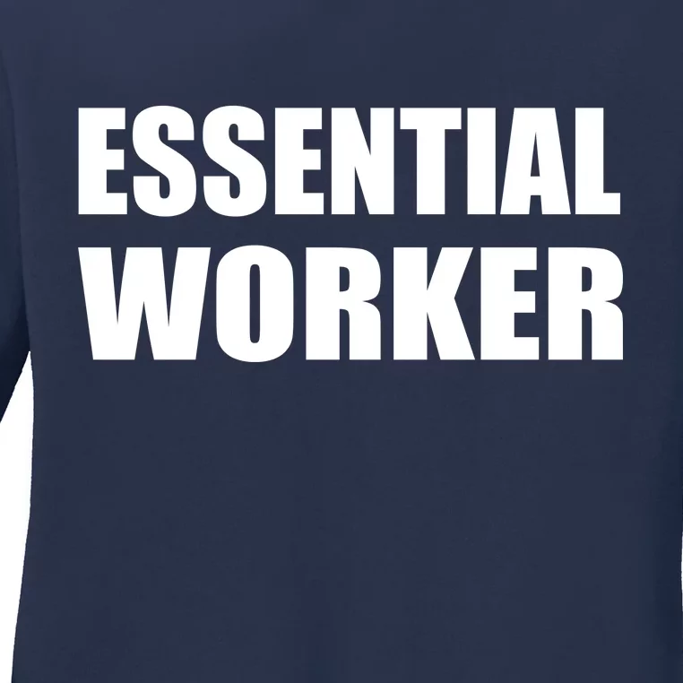 Essential Worker Ladies Long Sleeve Shirt