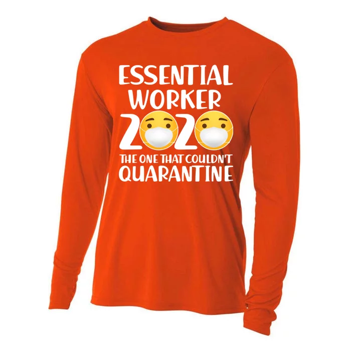 Essential Worker The One That Couldn't Quarantine Cooling Performance Long Sleeve Crew