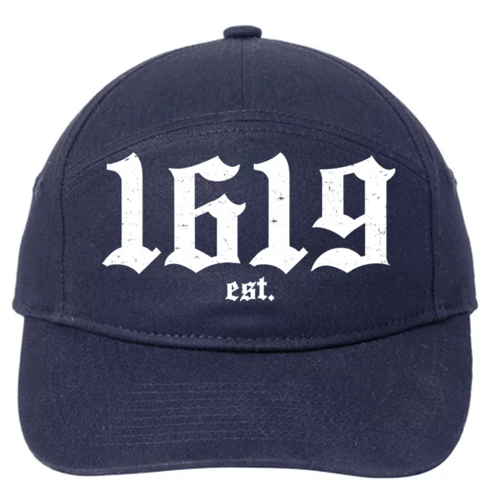 Est 1619 Black African American History 7-Panel Snapback Hat