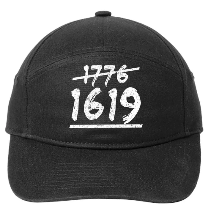 Est 1776 Black History Ancestors 1619 7-Panel Snapback Hat