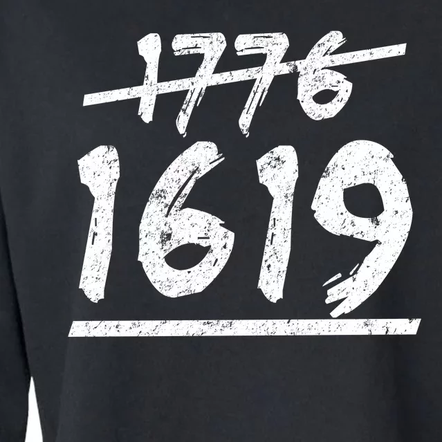 Est 1776 Black History Ancestors 1619 Cropped Pullover Crew