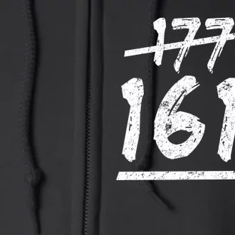 Est 1776 Black History Ancestors 1619 Full Zip Hoodie