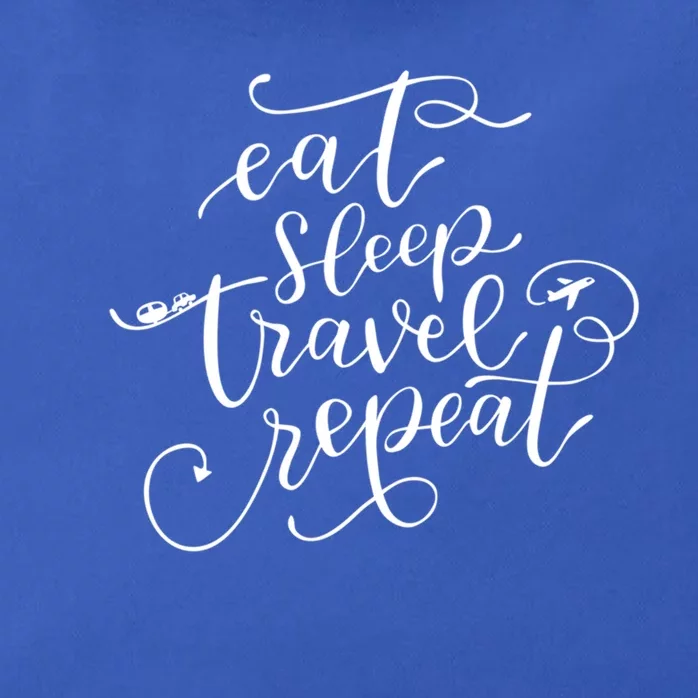 Eat Sleep Travel Repeat Gift Zip Tote Bag