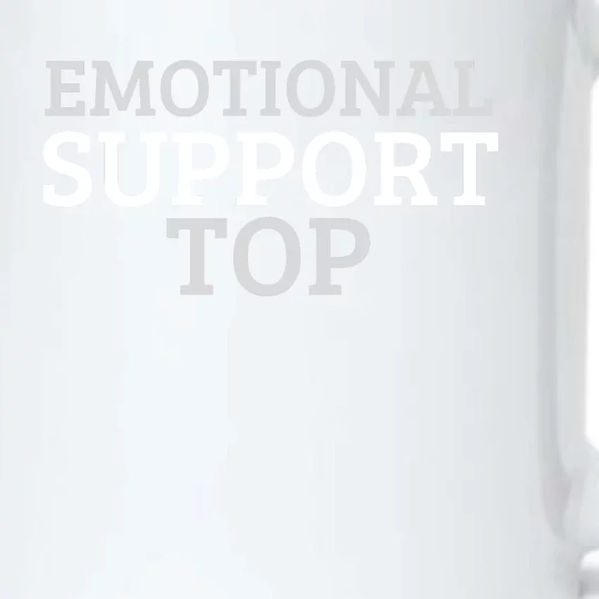 Emotional Support Top Emotional Support Human Black Color Changing Mug