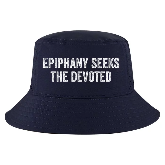 Epiphany Seeks The Devoted Gift Cool Comfort Performance Bucket Hat