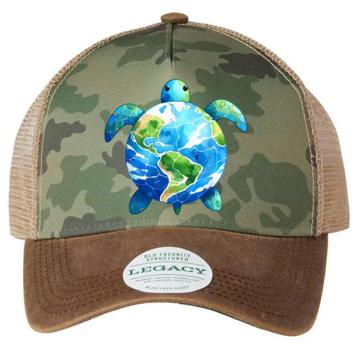 Earth Sea Turtle Save The Planet Earth Day 24 Restore Earth Legacy Tie Dye Trucker Hat