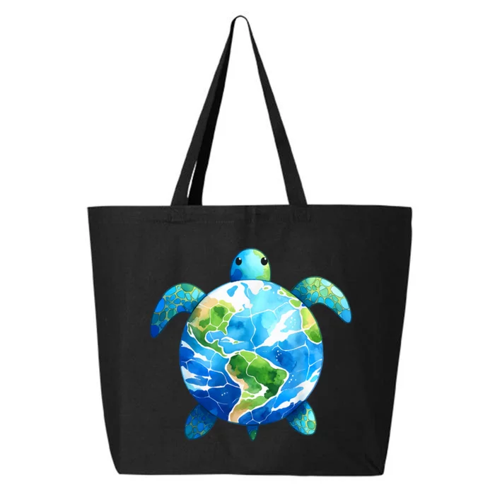 Earth Sea Turtle Save The Planet Earth Day 24 Restore Earth 25L Jumbo Tote