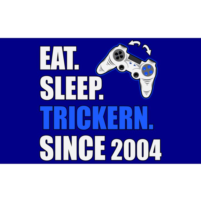 Eat Sleep Trickern Since 2004 Retro Gaming Birthday Great Gift Bumper Sticker