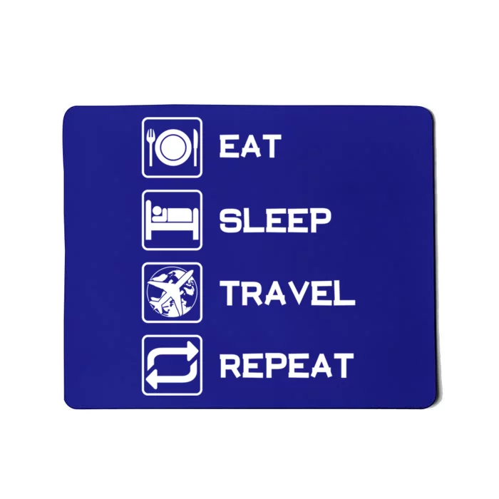 Eat Sleep Travel Repeat Gift Mousepad