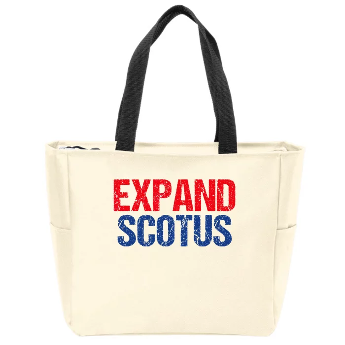 Expand SCOTUS The Supreme Court Zip Tote Bag