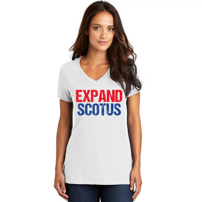 Expand SCOTUS The Supreme Court Women's V-Neck T-Shirt