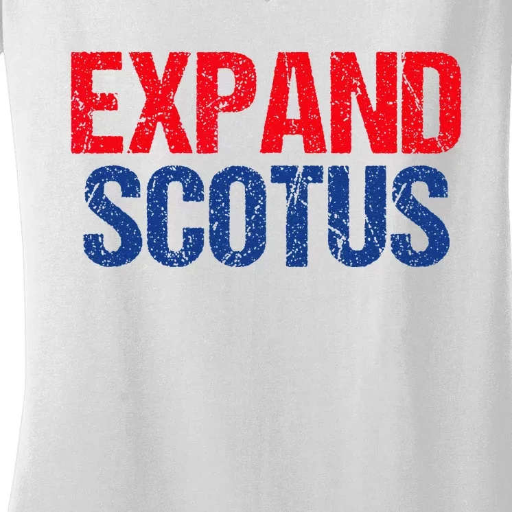 Expand SCOTUS The Supreme Court Women's V-Neck T-Shirt