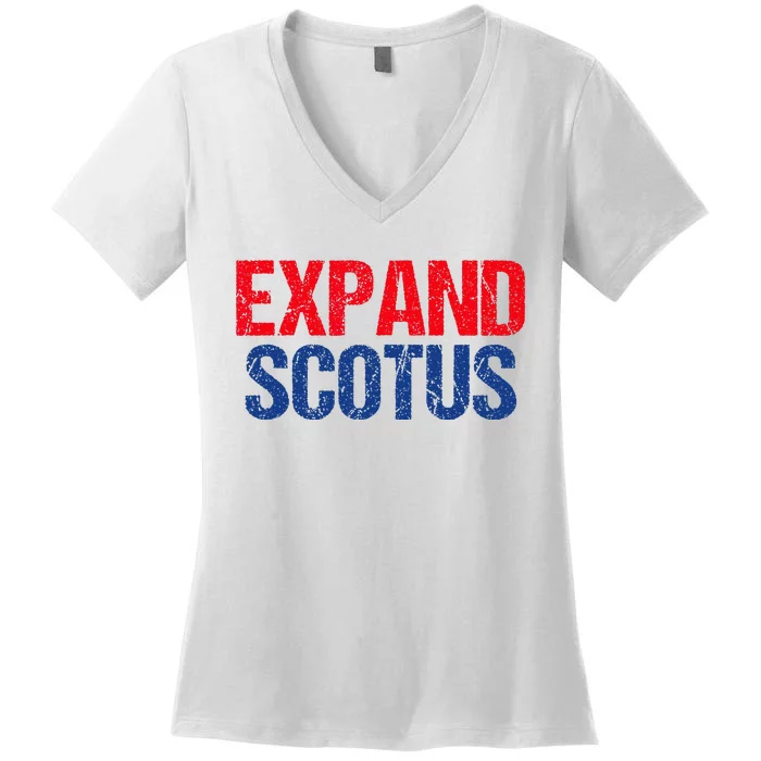 Expand SCOTUS The Supreme Court Women's V-Neck T-Shirt