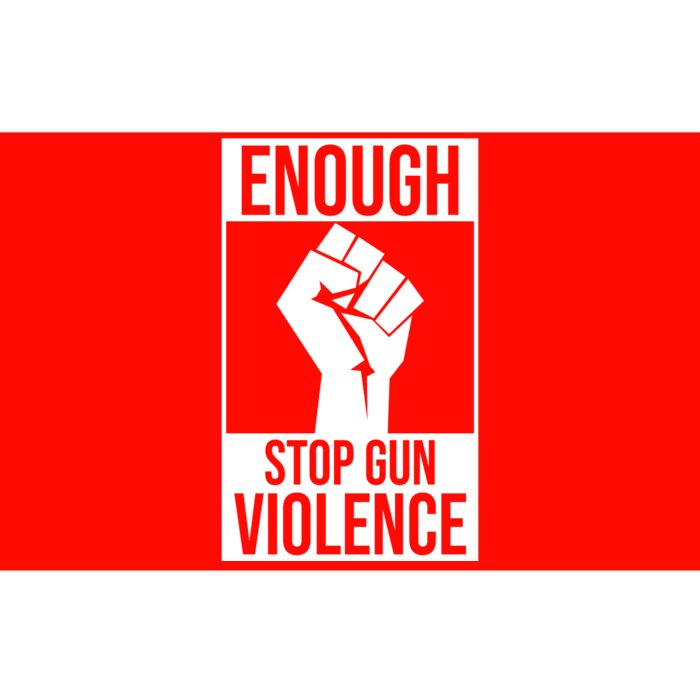 Enough Stop The Violence Fist Bumper Sticker