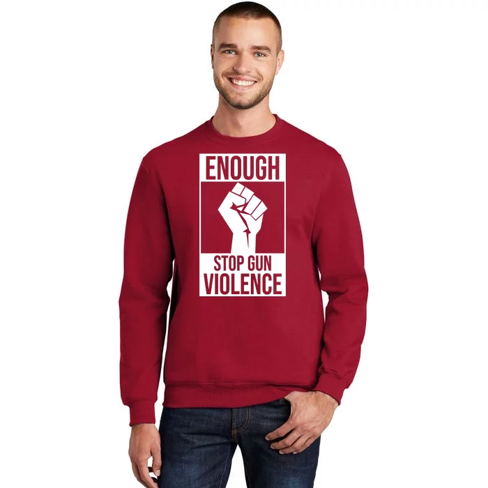 Enough Stop The Violence Fist Tall Sweatshirt