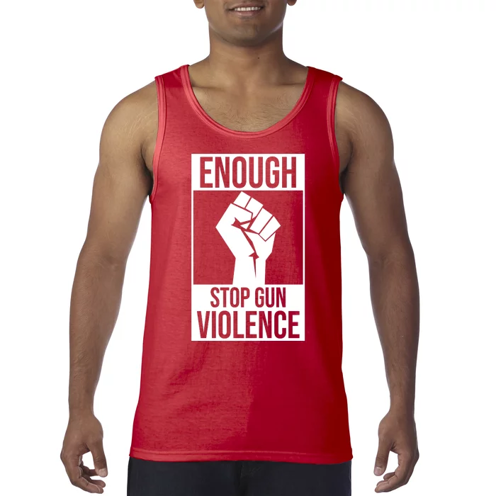 Enough Stop The Violence Fist Tank Top