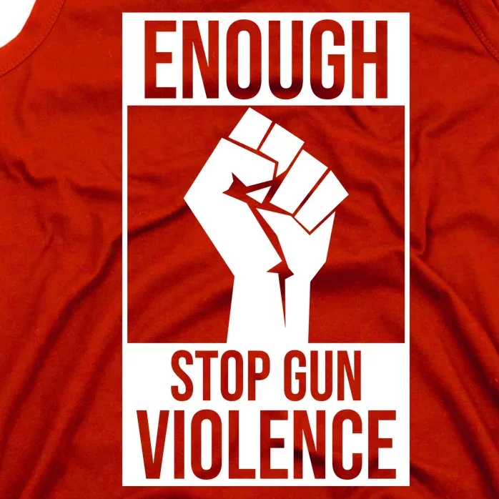 Enough Stop The Violence Fist Tank Top