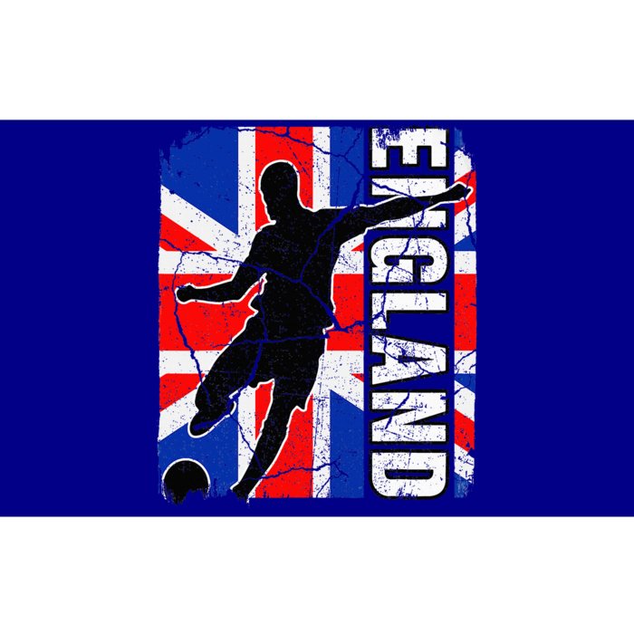 England Soccer Team British Flag Jersey Football Fans Bumper Sticker