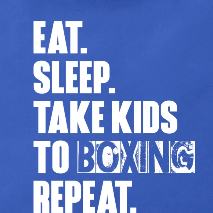 Eat Sleep Take To Boxing Repeat Unisex Gift Zip Tote Bag